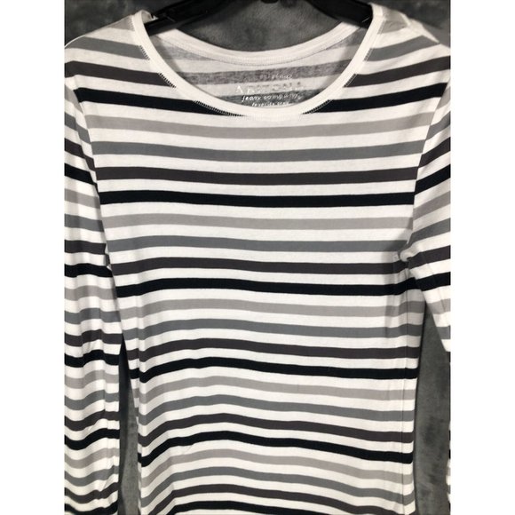 Arizona Women’s Sweater Long Sleeve Striped Size Large - Picture 7 of 10